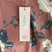 YUMI KIM Kennedy Floral Mini Wrap Dress Honey Rose Rust Size Small NWT Earthy