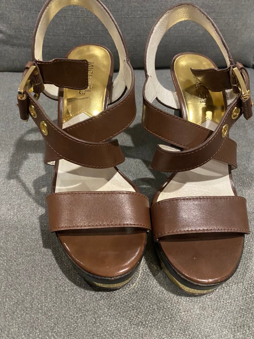 Michael Kors brown heels