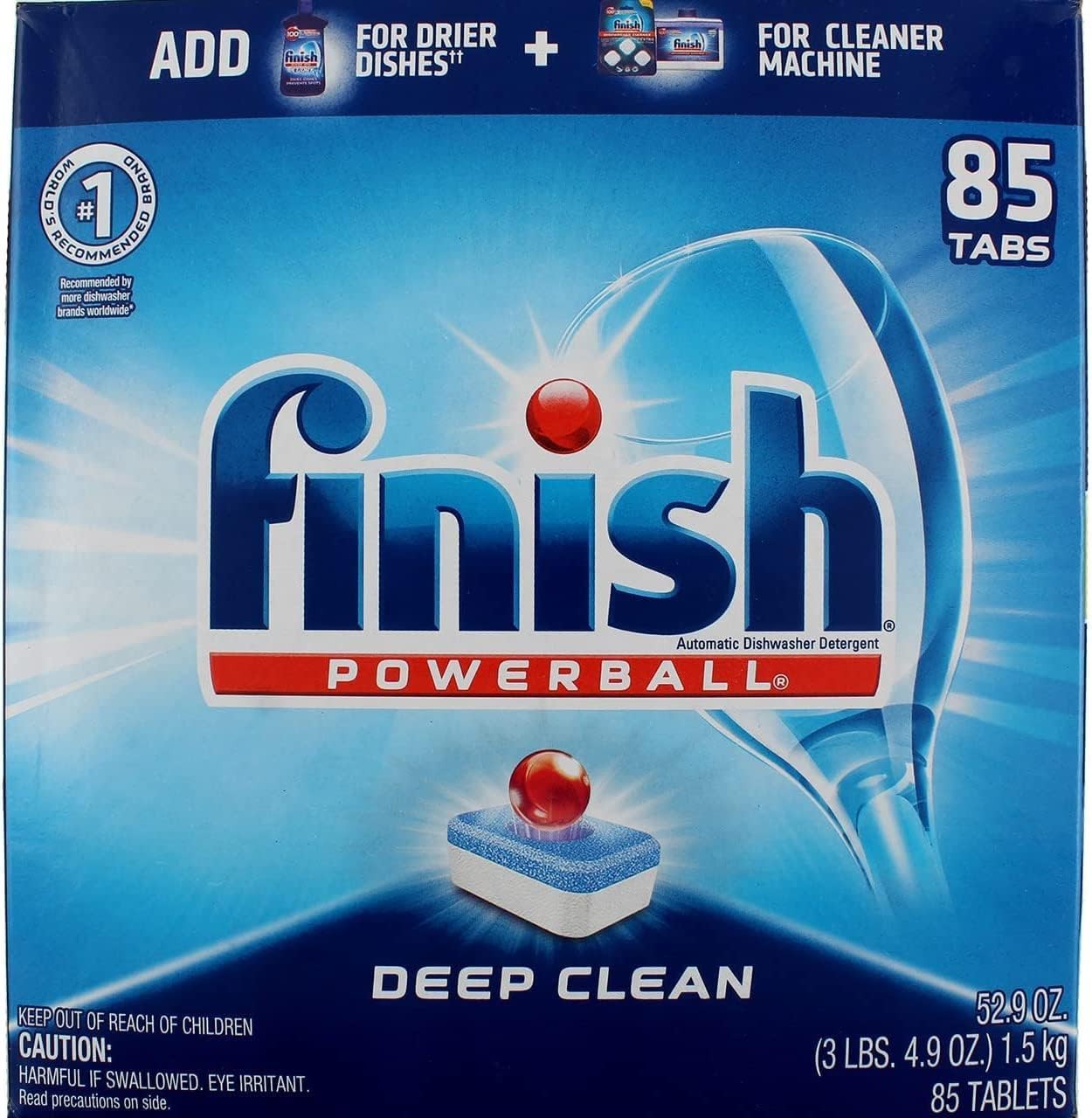 Finish Powerball Deep Clean Dishwasher Tabs