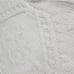 Vintage 80s Chunky Knit Mock Neck White Sweater