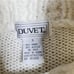 Vintage 80s Chunky Knit Mock Neck White Sweater