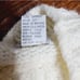 Vintage 80s Chunky Knit Mock Neck White Sweater