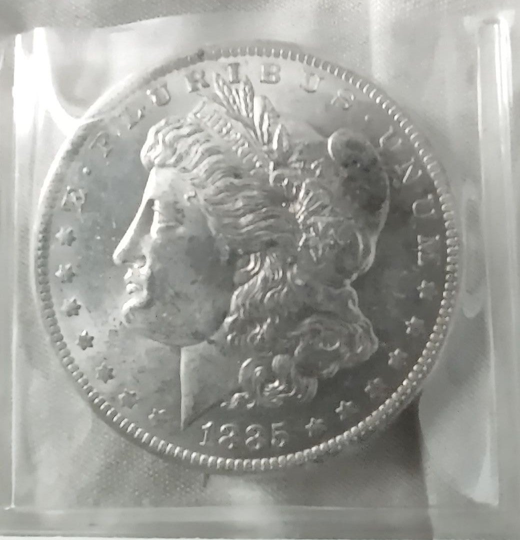 1885 O Morgan Silver Dollar