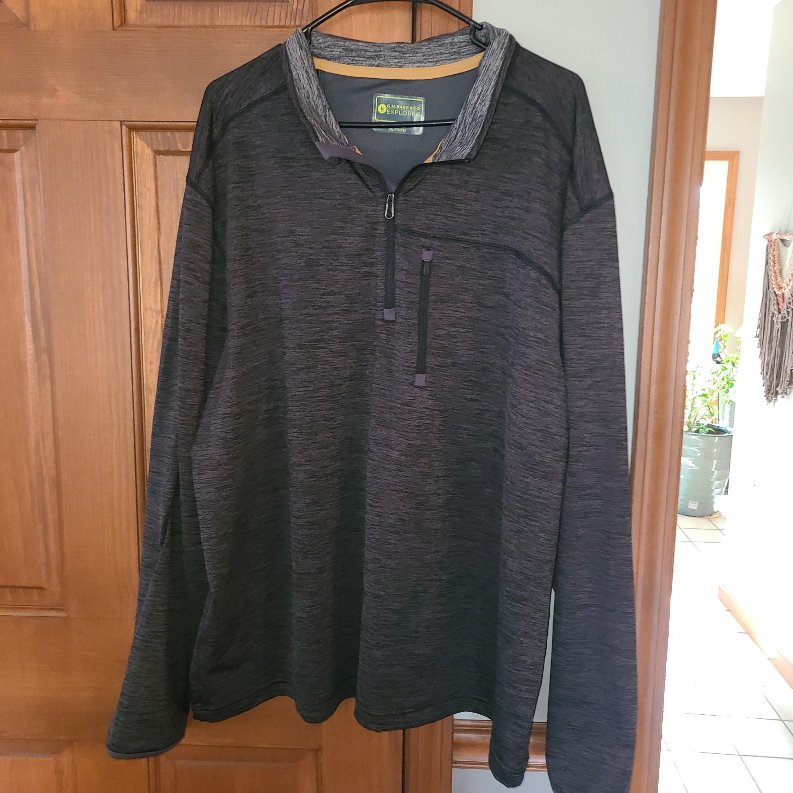 Men's XXL G.H. Bass & CO. Explorer Quarter Zip Shirt