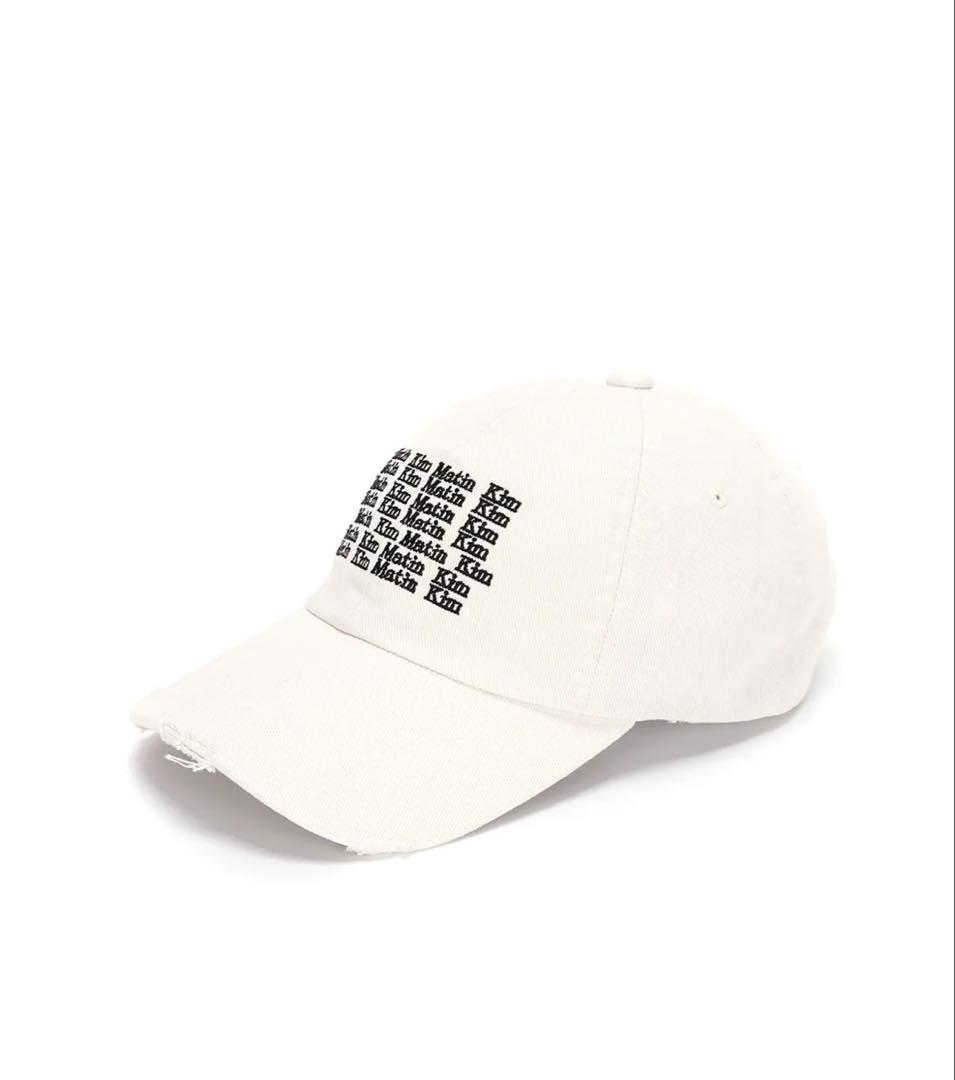 MatinKim Martin Kim LETTERING WASHED BALLCAP