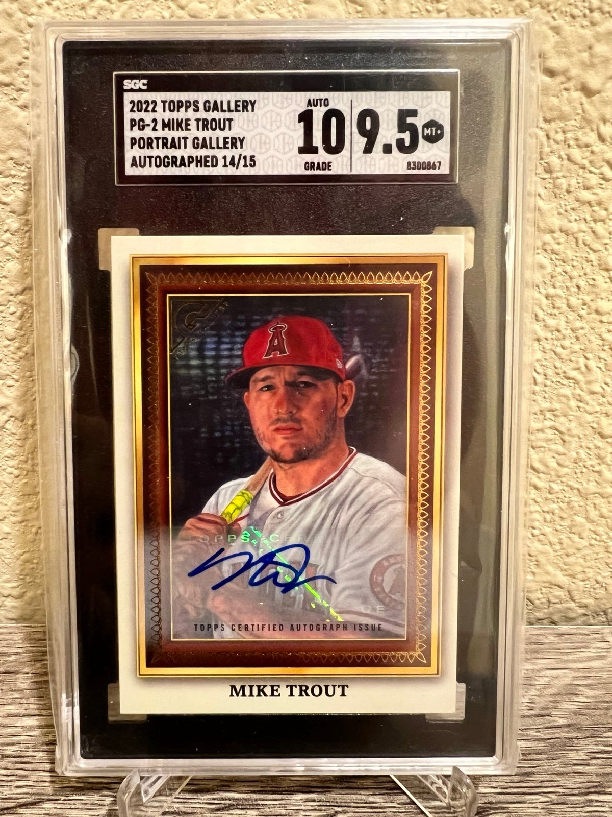 Mike Trout auto /15