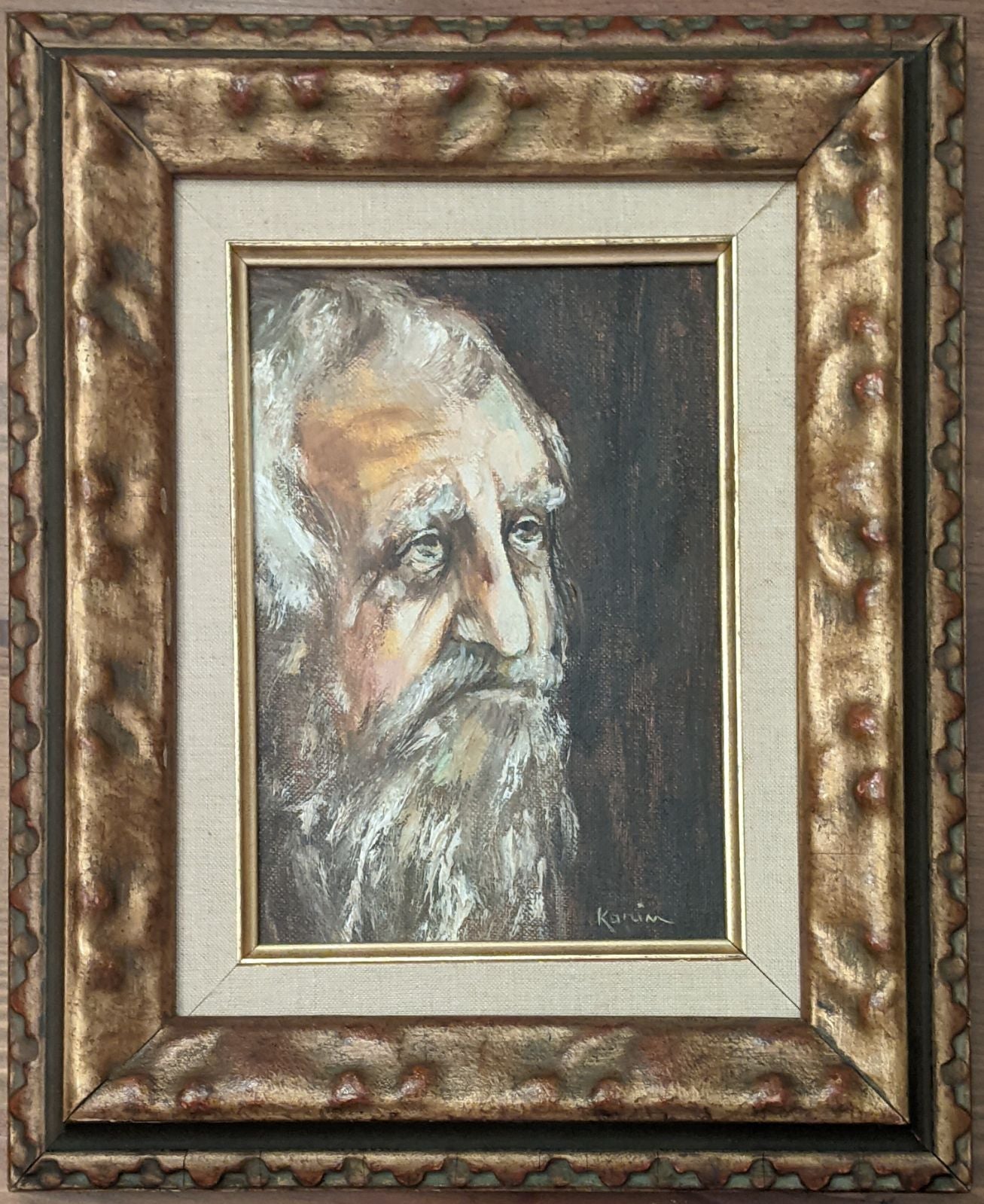 BEAUTIFUL STRIKING Original Signed portrait painting