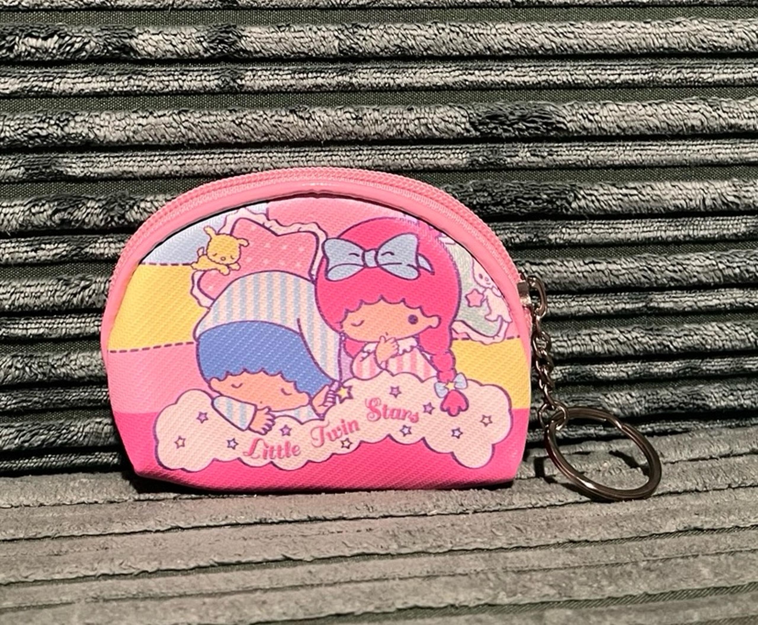 Little Twin Stars coin pouch keychain