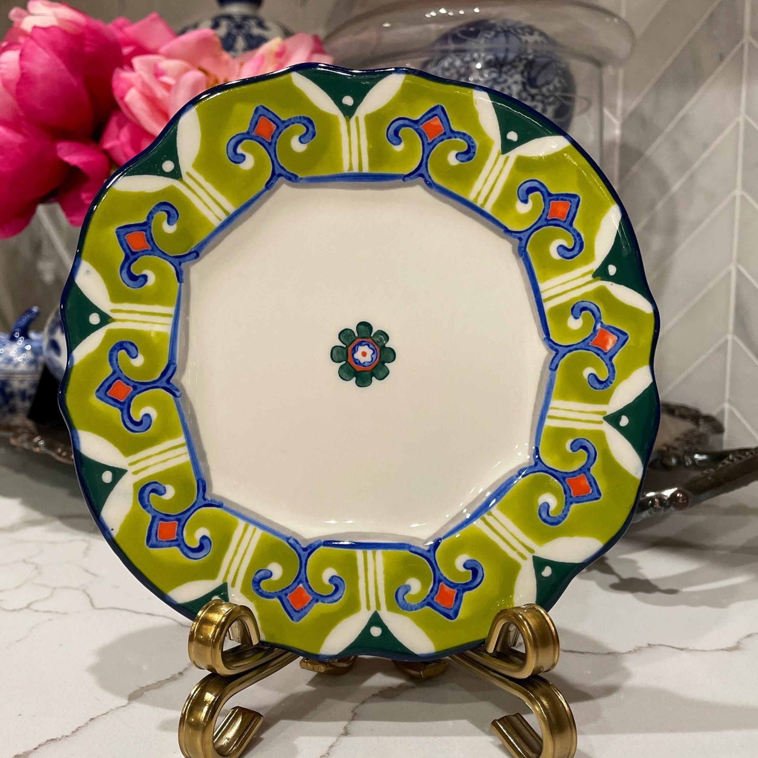 Anthropologie Riika Canape Appetizer Snack Plate