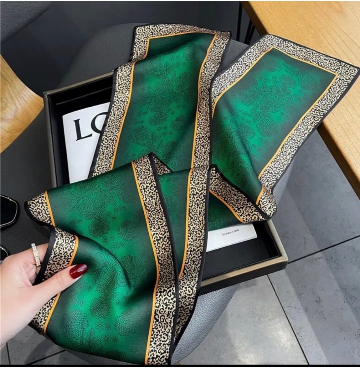 Satin Silk Scarf for Women