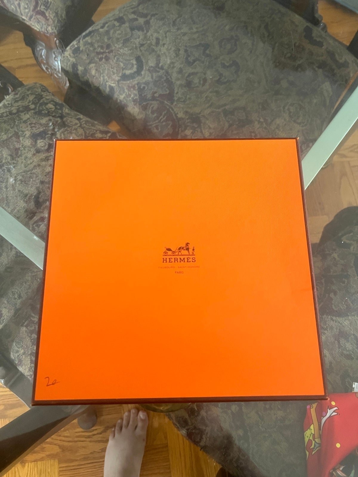 HERMES silk scarf