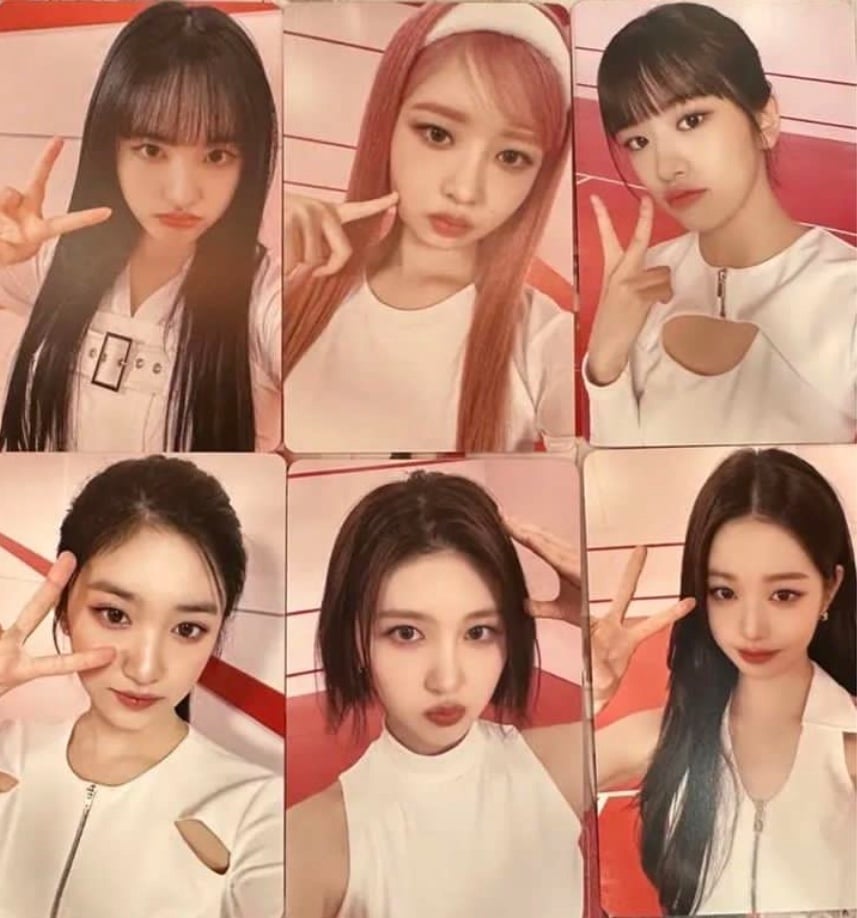 ive wave tower records pob RARE lucky draw photocard set