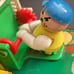 Vintage fisher price toy original Ferris wheel musical movement little people