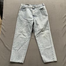 Vintage Levis 560 Jeans Mens 36x34 Blue Light Wash Baggy Loose Fit Tapered Leg