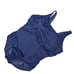 Lands End navy blue plus size full coverage one-piece swimsuit set of 2 size 22w