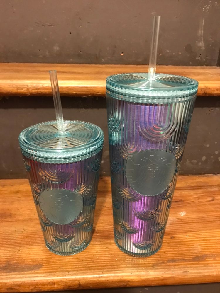 Starbucks Mermaid Venti & Grande Cold Tumbler Set