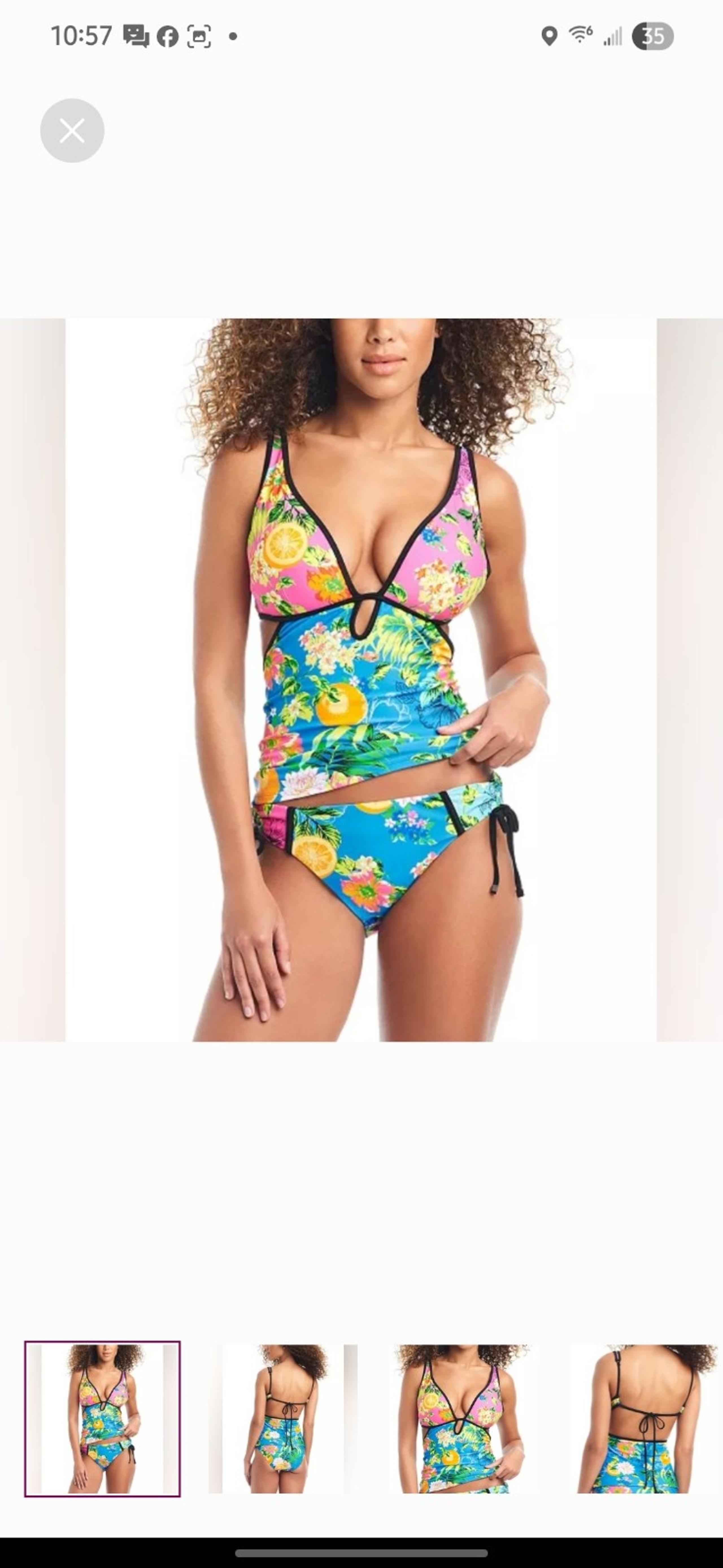 Tankini floral two piece