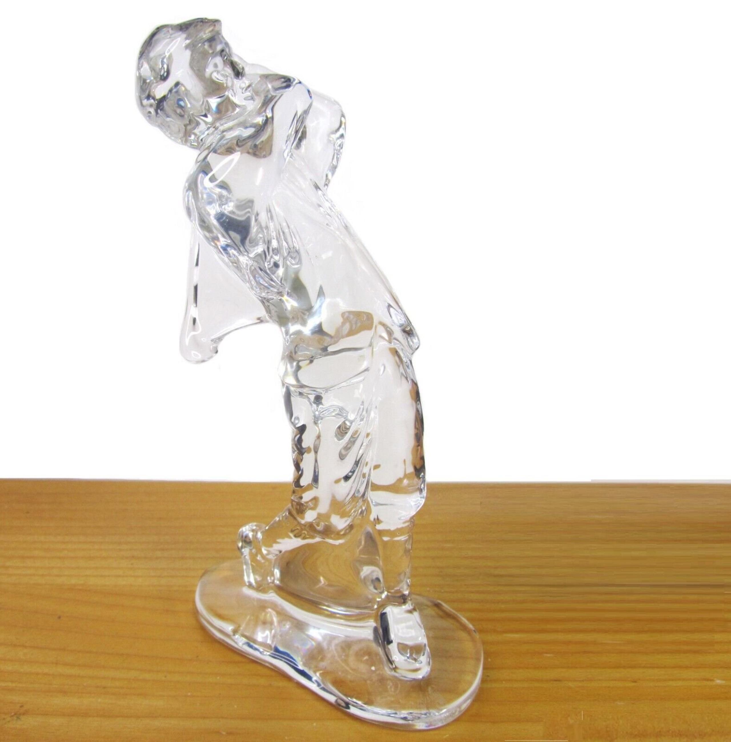 Waterford Ireland Crystal Male Golfer Male Golfing Man Figurine Glass 1050404