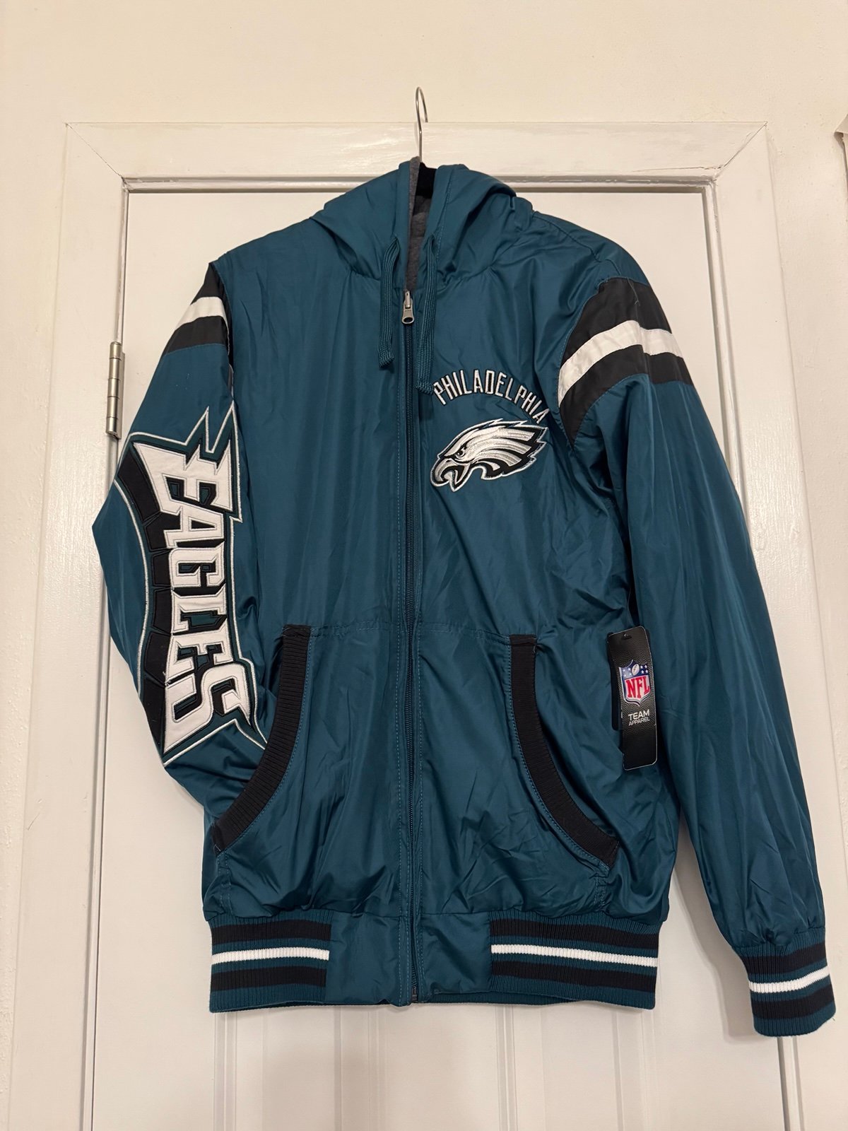 NWT Men's Philadelphia Eagles G-III Sports Reversible Hoodie Full-Zip Jacket