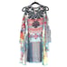 Johnny Was Women’s Cahil Open-Shoulder Printed Silk Tunic Dress in Multi Sz S