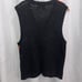 VTG Tiara International Halloween Sweater Vest Womens Med Black Cat Pumpkin Moon