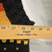 VTG Tiara International Halloween Sweater Vest Womens Med Black Cat Pumpkin Moon