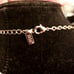 1928 Silver Tone Crystal Teardrop Y Shape Signature Necklace