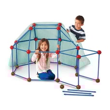 TWO Sets Lakeshore Ultimate Fort Builder (90 poles 50+ connectors) EUC
