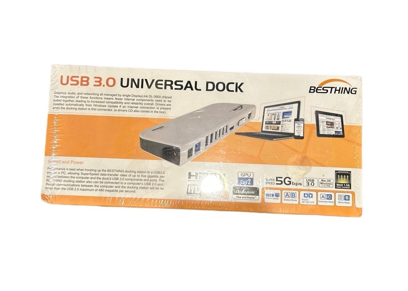 NWT Besthing USB 3.0 Universal Dock