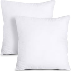 Bedding throw pillows 18 x 18 inch 2 PACK