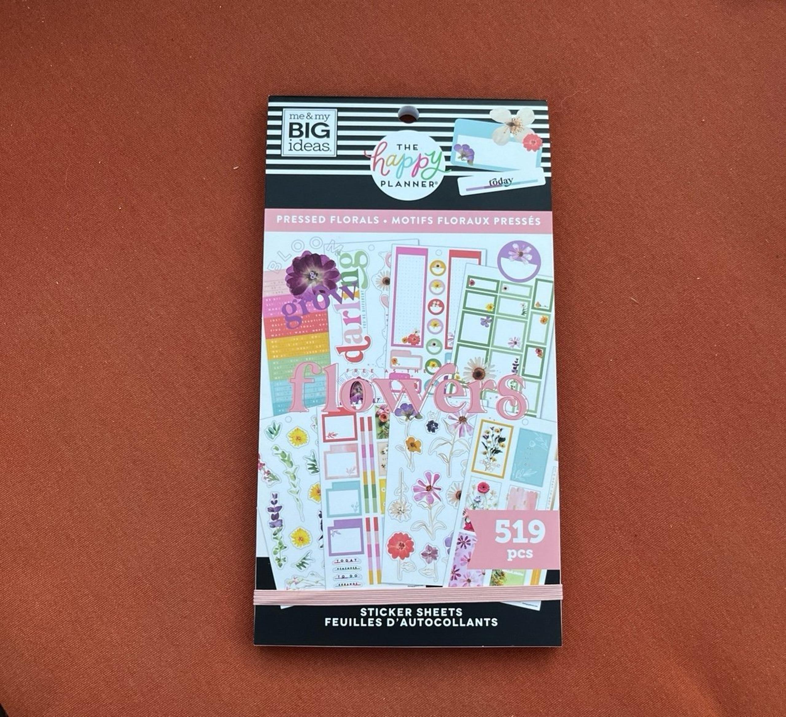 The Happy Planner Pressed Florals Stickers