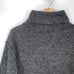 Eileen Fisher Wool Blend Turtleneck Sweater Boxy Fit Chunky Cozy High Neck Gray