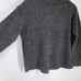 Eileen Fisher Wool Blend Turtleneck Sweater Boxy Fit Chunky Cozy High Neck Gray