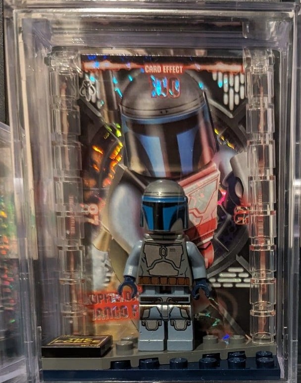 Lego Star wars Authentic Jango Fett with Display Case