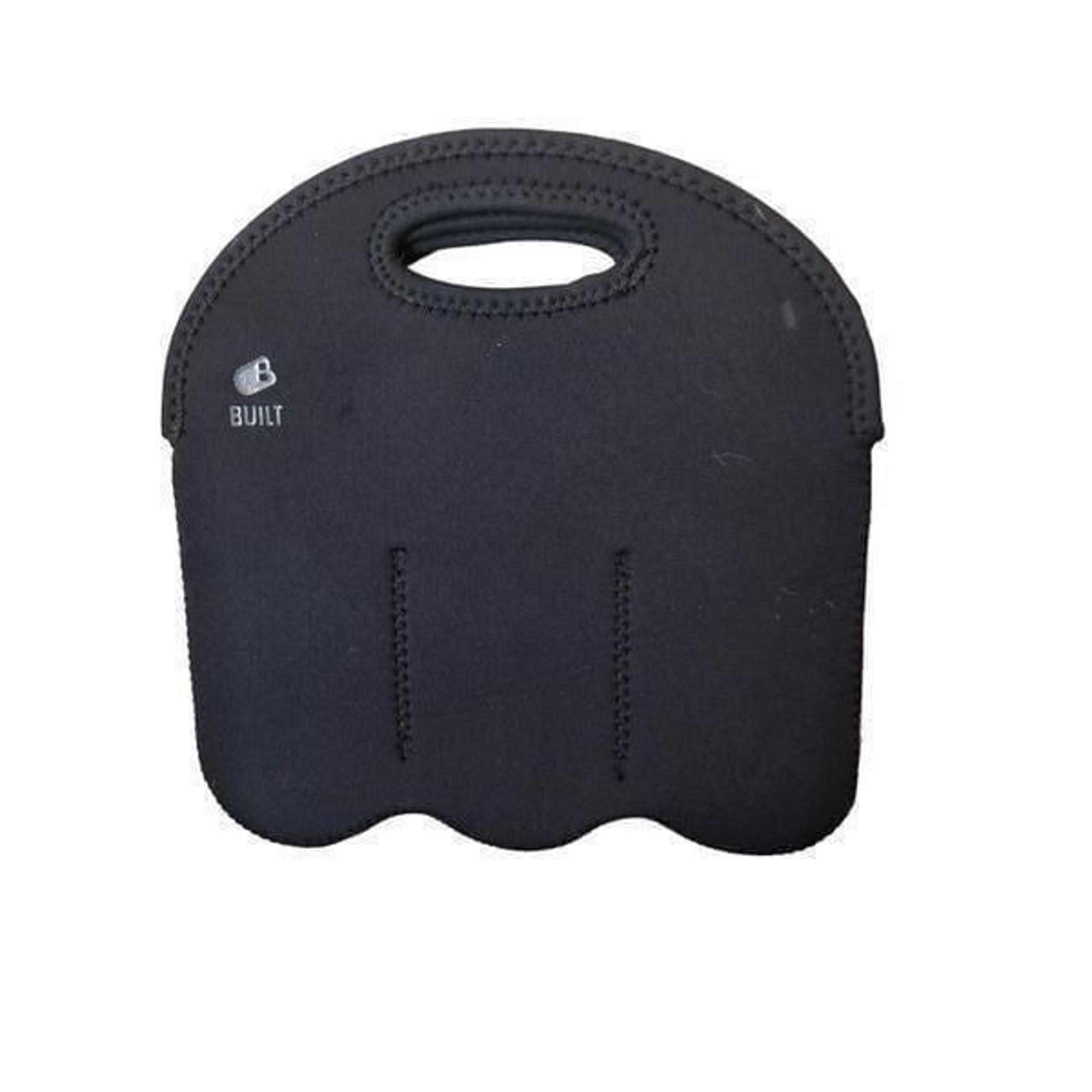 Built NY black neoprene 6 pack tote bag