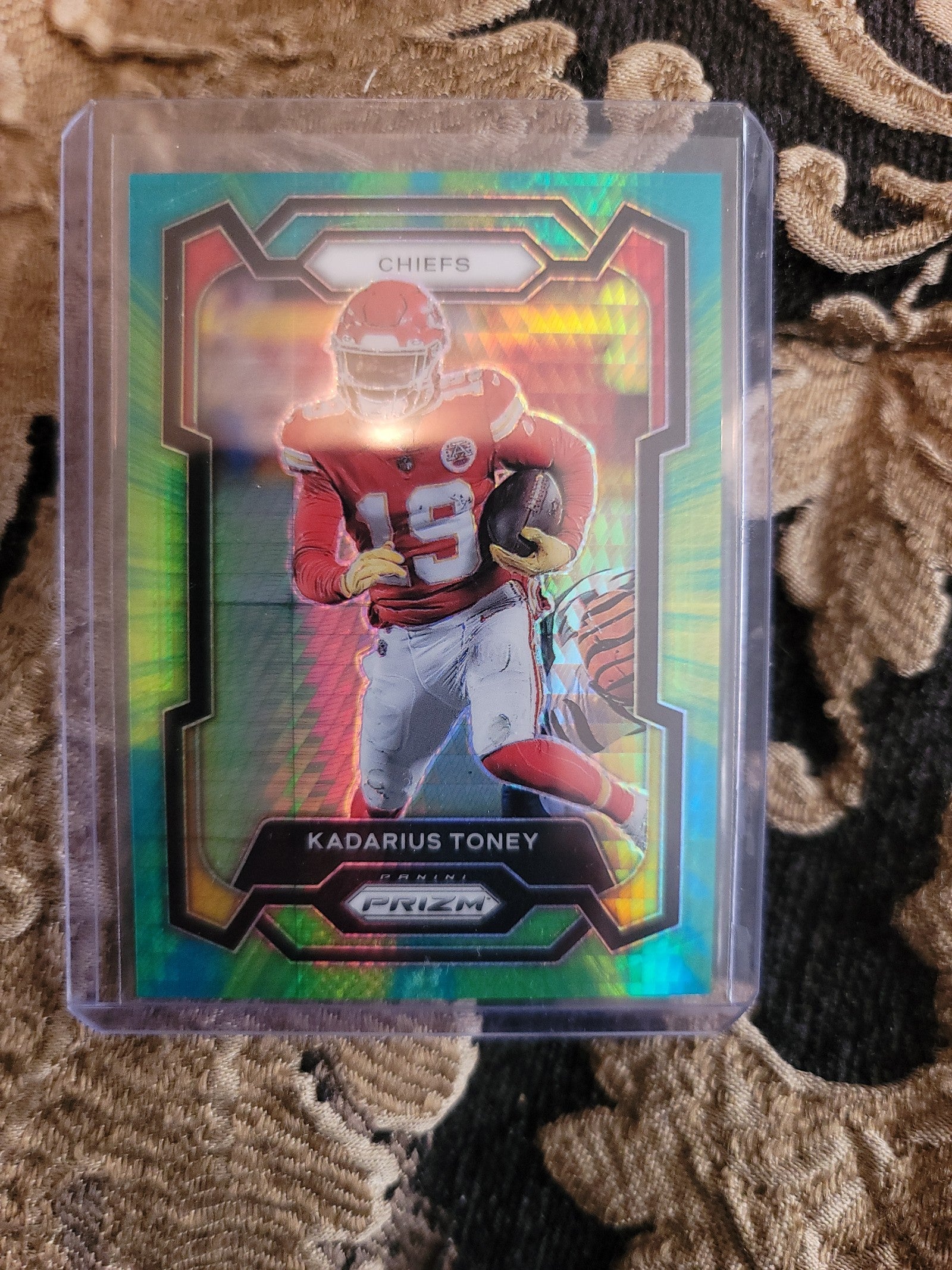 2x super bowel champ 2023 Kadarius Tony green dragonscale prizm#130/175
