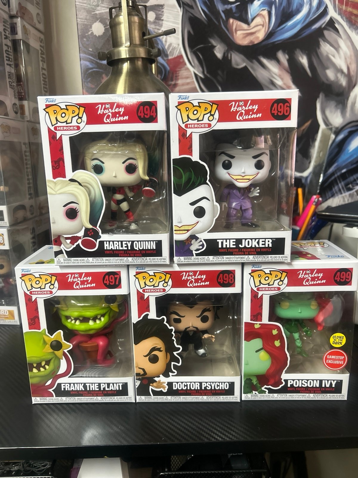 Funko Pop Harley Quinn lot