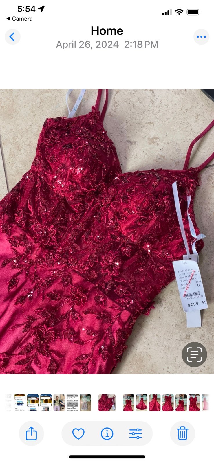 Formal Dress Sequin and Satin