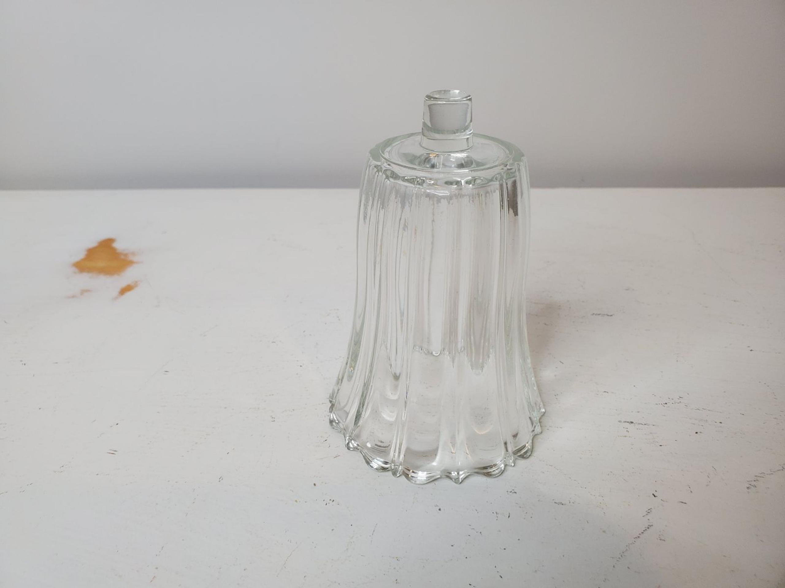 Vintage Homco Tall Clear Candle Holder