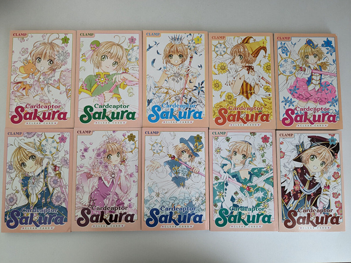 Cardcaptor Sakura: Clear Card ( Vol. 1-10) English Manga Graphic Novels