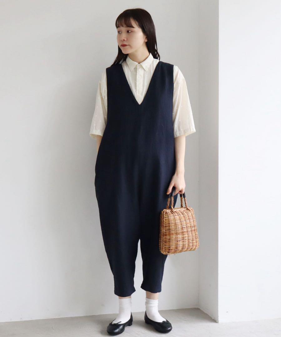 Yuni V-neck overalls