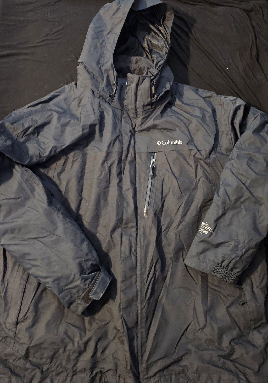 Columbia Omni-Tech Interchange 3-in-1 Jacket xxl Omni-Heat Waterproof Coat EUC