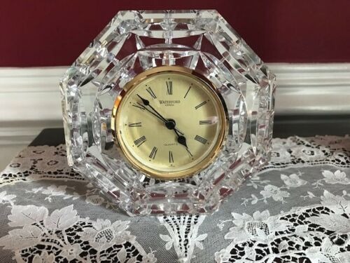 Waterford Crystal Octagon Quartz Clock