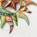 Celestial Metalwork Sun Moon Stars Painted Large Metal Wall Hanging Decor Boho
