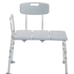 Drive Medical 12011KD-1 Plastic Tub Transfer Bench With Adjustable Backrest