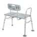 Drive Medical 12011KD-1 Plastic Tub Transfer Bench With Adjustable Backrest