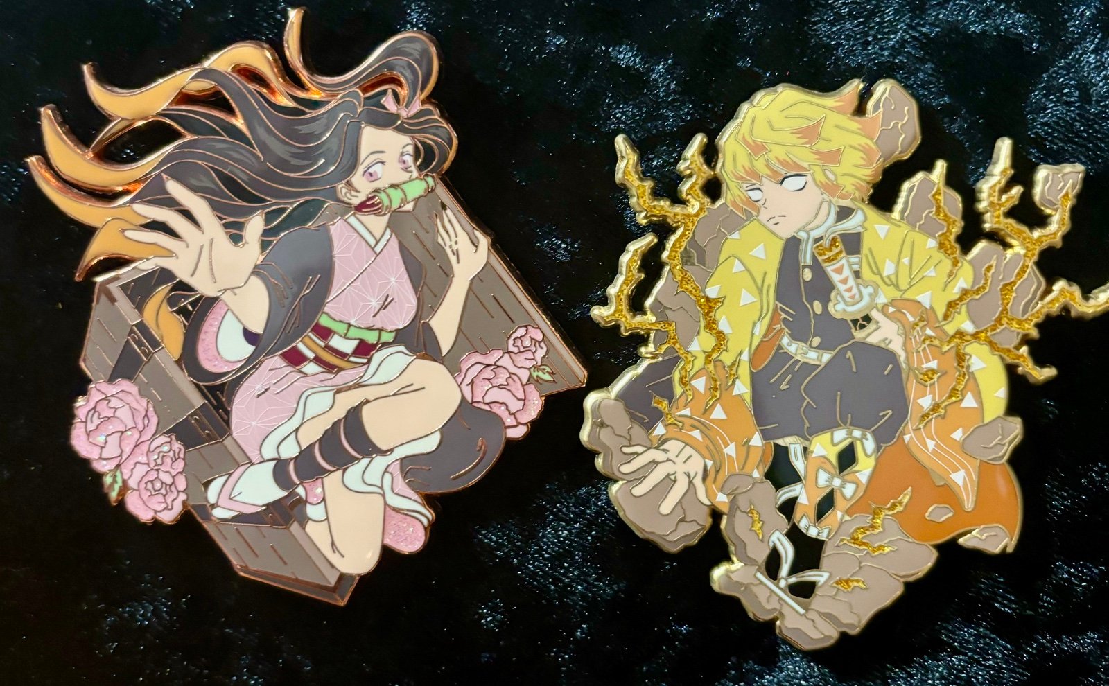 Nezuko and zenitsu pin bundle