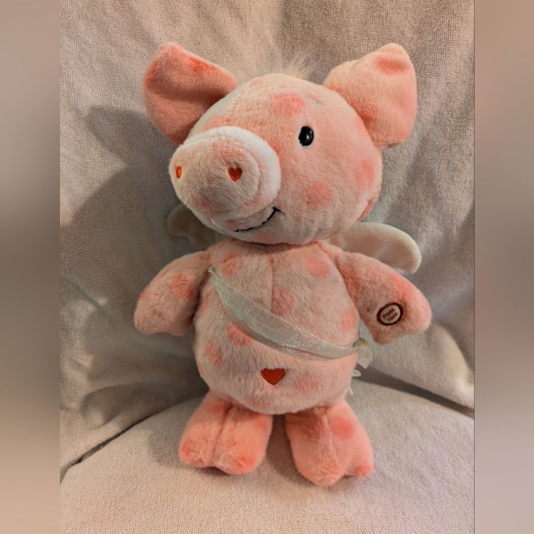 Pink Plush Pig with Wings From Hallmark