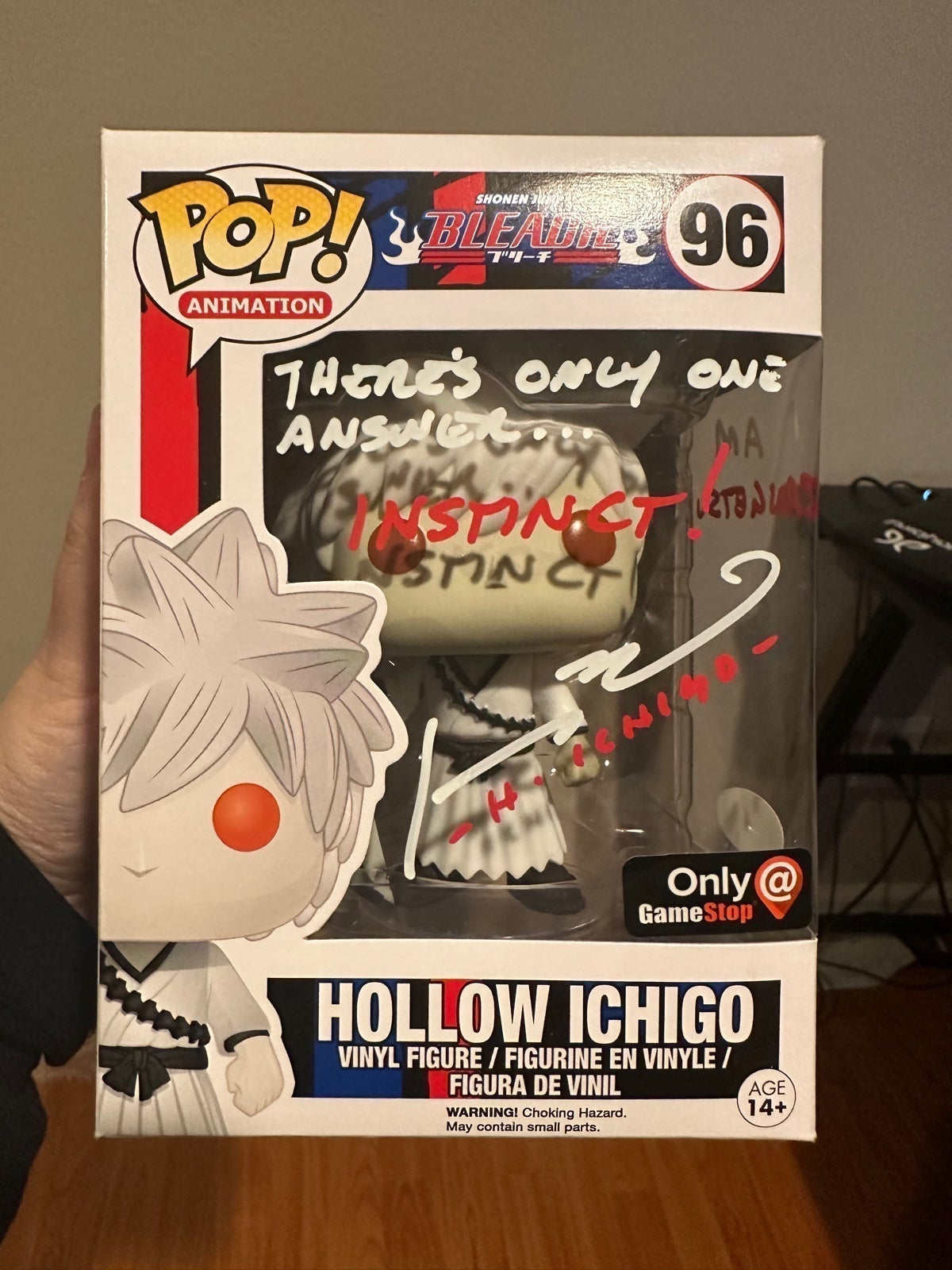 Signed Hollow Ichigo Bleach Funko pop