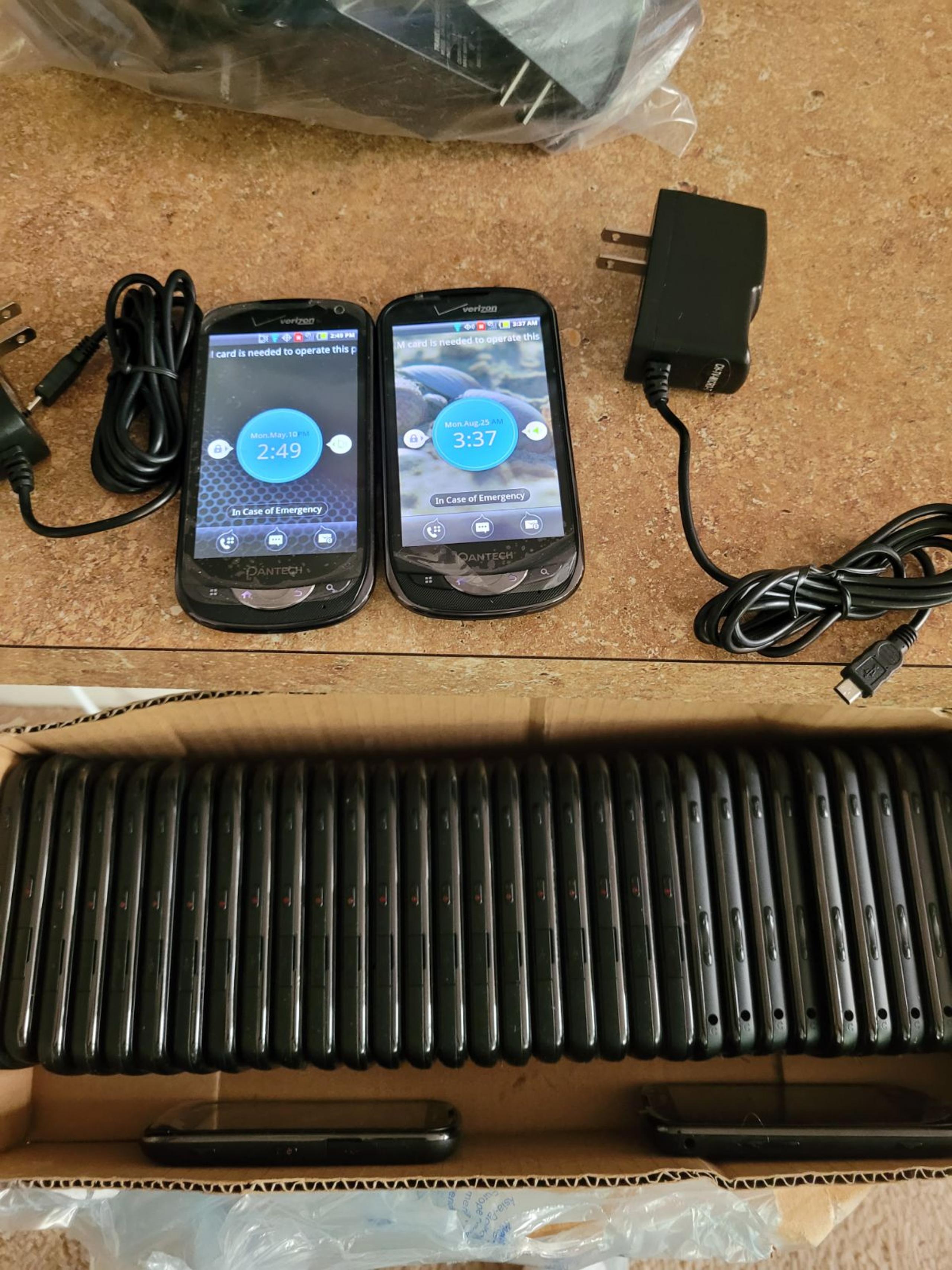 Cell Phone Lot (40 bulk wholesale Pantec